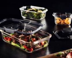 Rubbermaid Brilliance Glass Containers