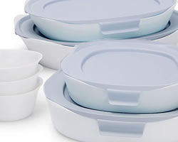 Rubbermaid Duralite Glass Bakeware and Food Storage for Fridge and Freezer
