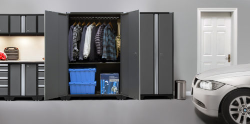 The Bold Series 24-Gauge steel cabinets are delivered ready to organize and transform your workshop or garage. - NewAge Products Bold 3.0 Series Garage Storage Cabinets – Get Decluttered Now!