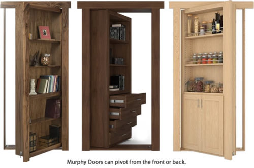 Murphy Doors fit into a standard door opening up to 36" wide.