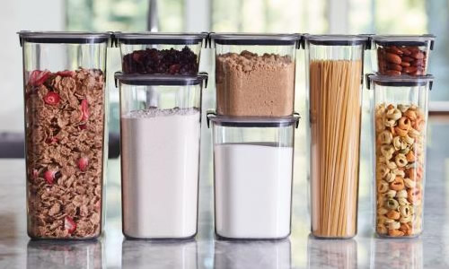 Buy Rubbermaid Pantry Containers as sets or individually.