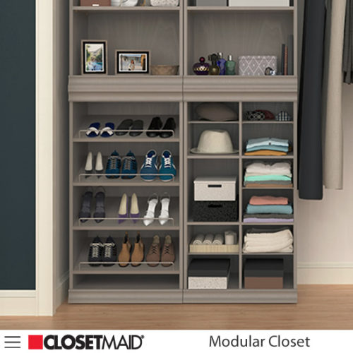 Closetmaid Modular Closet Decluttered Now!