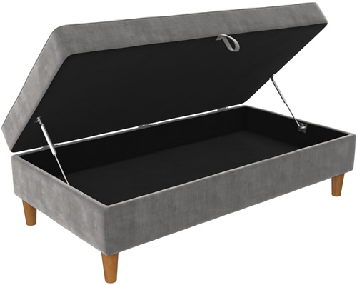 DHP Presley Storage Ottoman