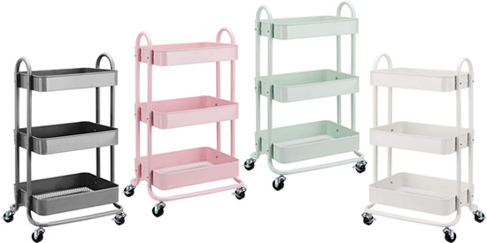 Rolling Utility Carts deClutter Every Room in the House – Decluttered Now!