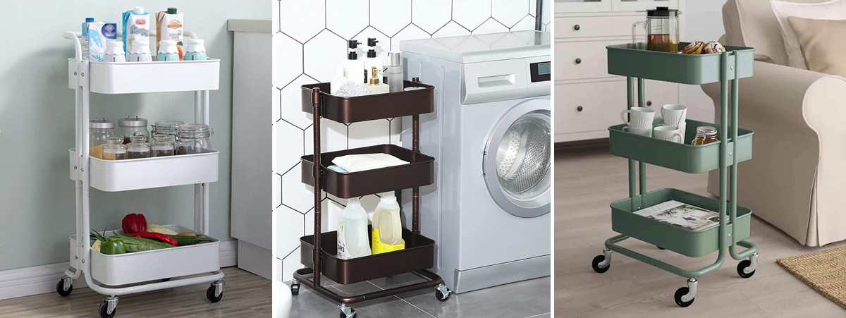 Rolling Utility Carts deClutter Every Room in the House – Decluttered Now!