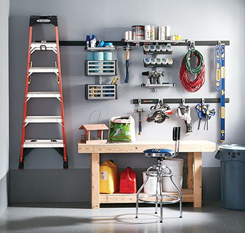 Rubbermaid FastTrack Garage Storage Wall Mounted Multi-Purpose