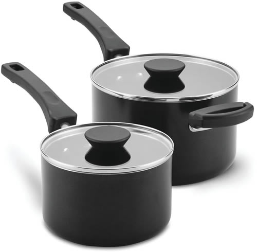 Farberware Neat Nest Space Saving Nonstick Saucepans