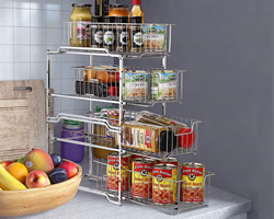 Sliding Basket Drawer Organizers