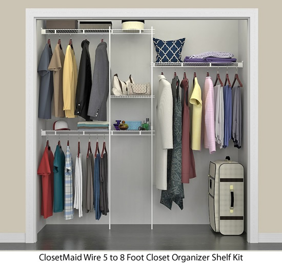 ClosetMaid Wire Shelving Kits and Prepacks - Get Decluttered Now!