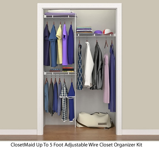 ClosetMaid 5636 Superslide Closet Organizer Kit