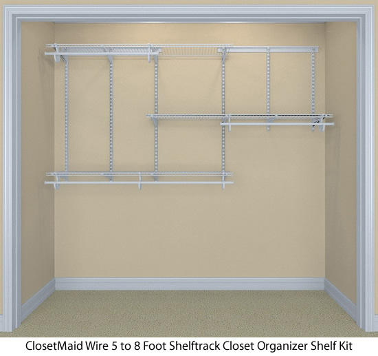 ClosetMaid 1608 5ft. to 8 ft. Closet Organizer Kit