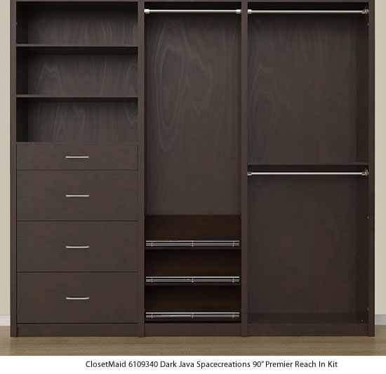 ClosetMaid 6105340 Spacecreations 44-115 Classic Closet Kit - ClosetMaid  Spacecreations Closet Organize…