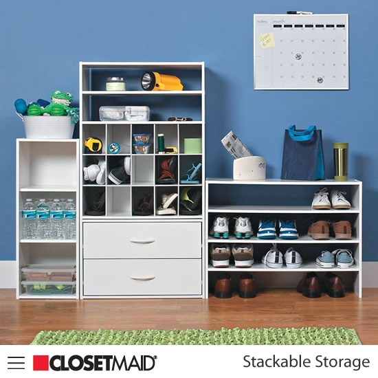  ClosetMaid 8993 Stackable 24-Inch Wide Horizontal