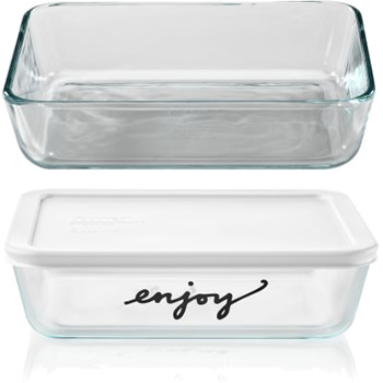 MealBox™ 4-cup Divided Glass Food Storage Container with Turquoise Lid