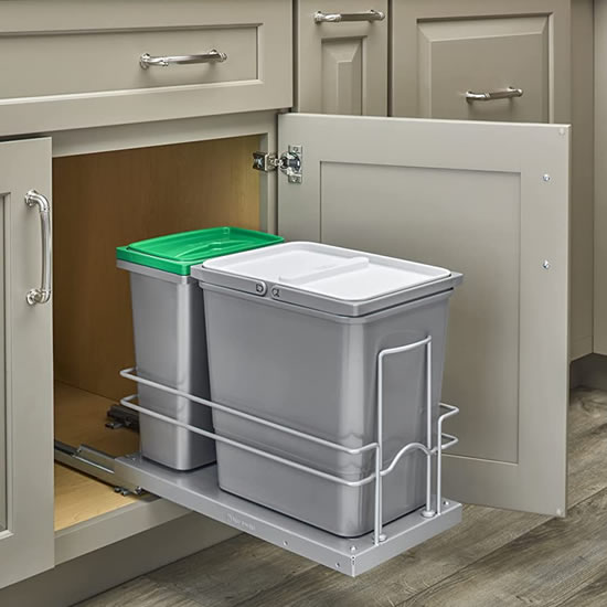 Rev-A-Shelf - 4WCSC-1535DM-1 - 35 Quart Pullout Waste Container