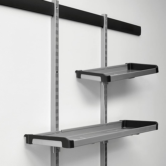 Rubbermaid 36 FastTrack Garage Storage All-in-One Rail Shelving Kit